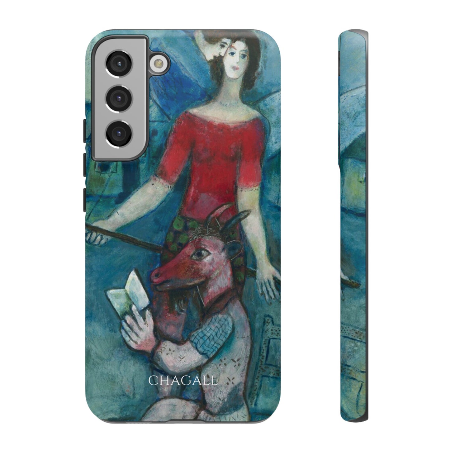 Tough Phone Case for iPhone, Samsung and Google Pixel - Chagall, The Angel and the Reader (1930)