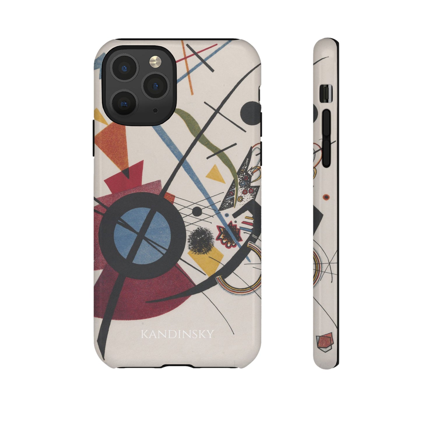Tough Phone Case for iPhone, Samsung and Google Pixel - Kandinsky, Violett (1923)