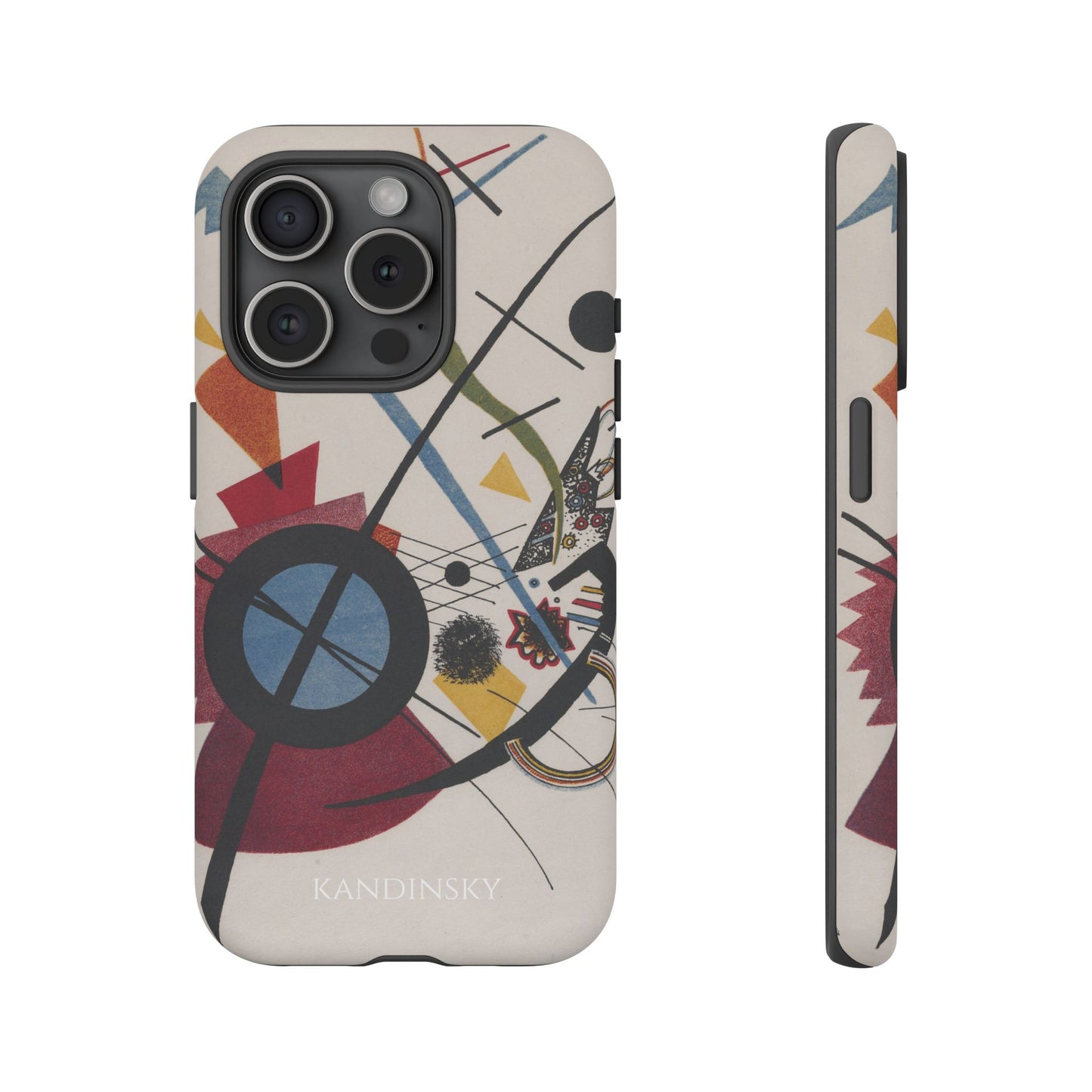 Tough Phone Case for iPhone, Samsung and Google Pixel - Kandinsky, Violett (1923)