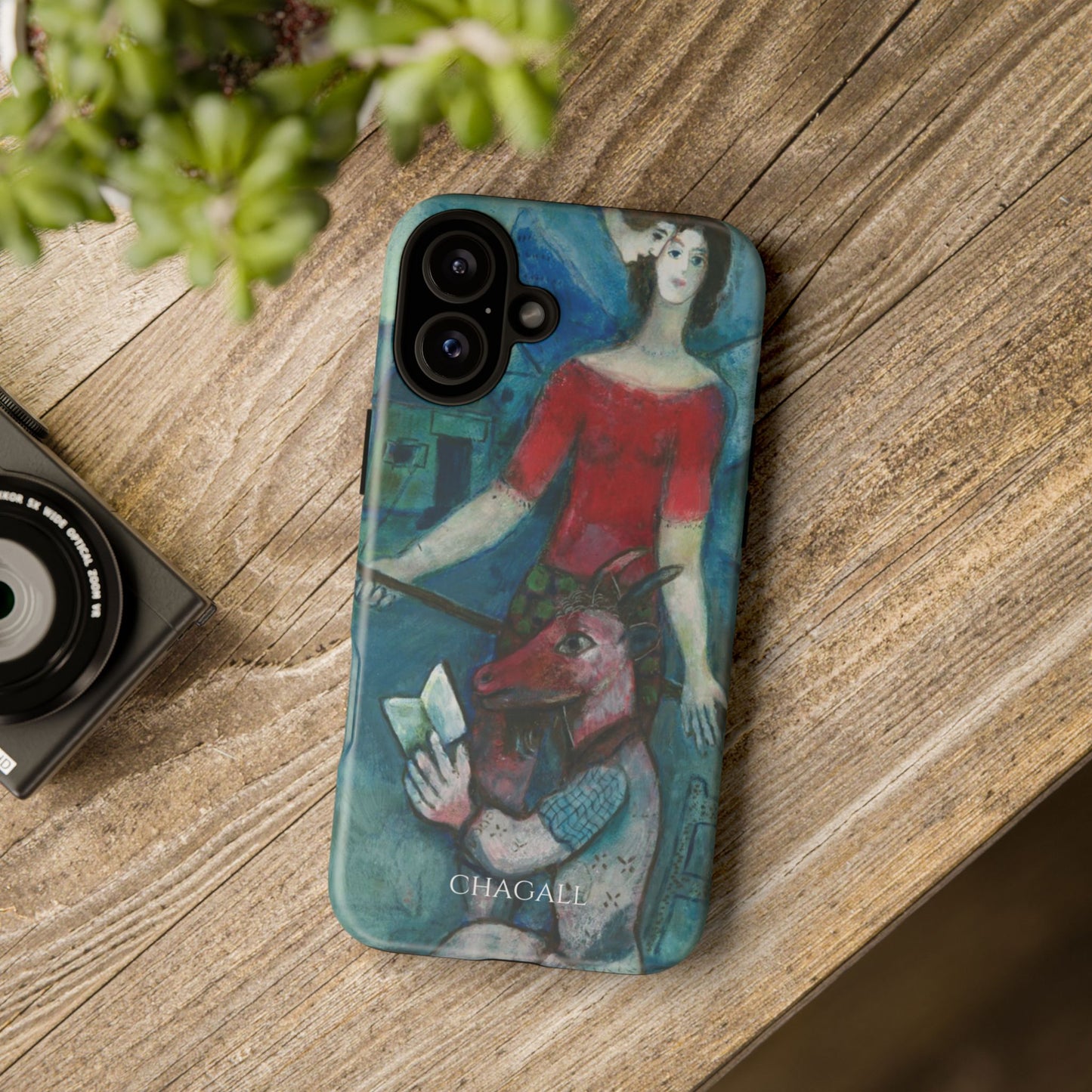 Tough Phone Case for iPhone, Samsung and Google Pixel - Chagall, The Angel and the Reader (1930)
