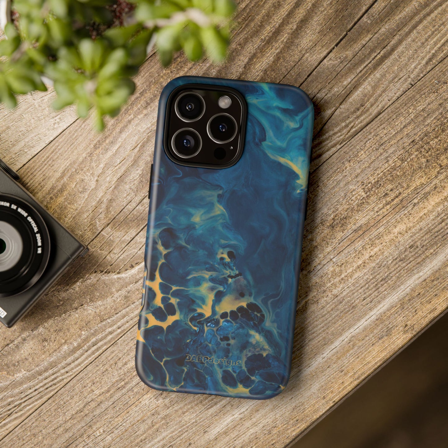 Tough Phone Case for iPhone, Samsung and Google Pixel - DABPdesigns Acrylic Abstract Design (v3)