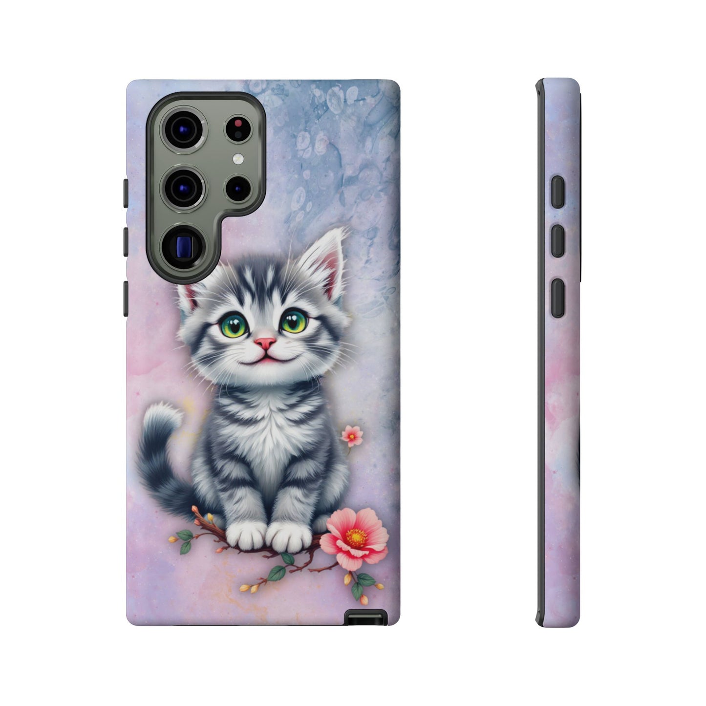 Tough Phone Case for iPhone, Samsung and Google Pixel - Dem Putty Tat Series (v1)