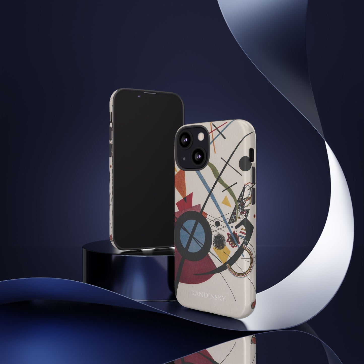 Tough Phone Case for iPhone, Samsung and Google Pixel - Kandinsky, Violett (1923)