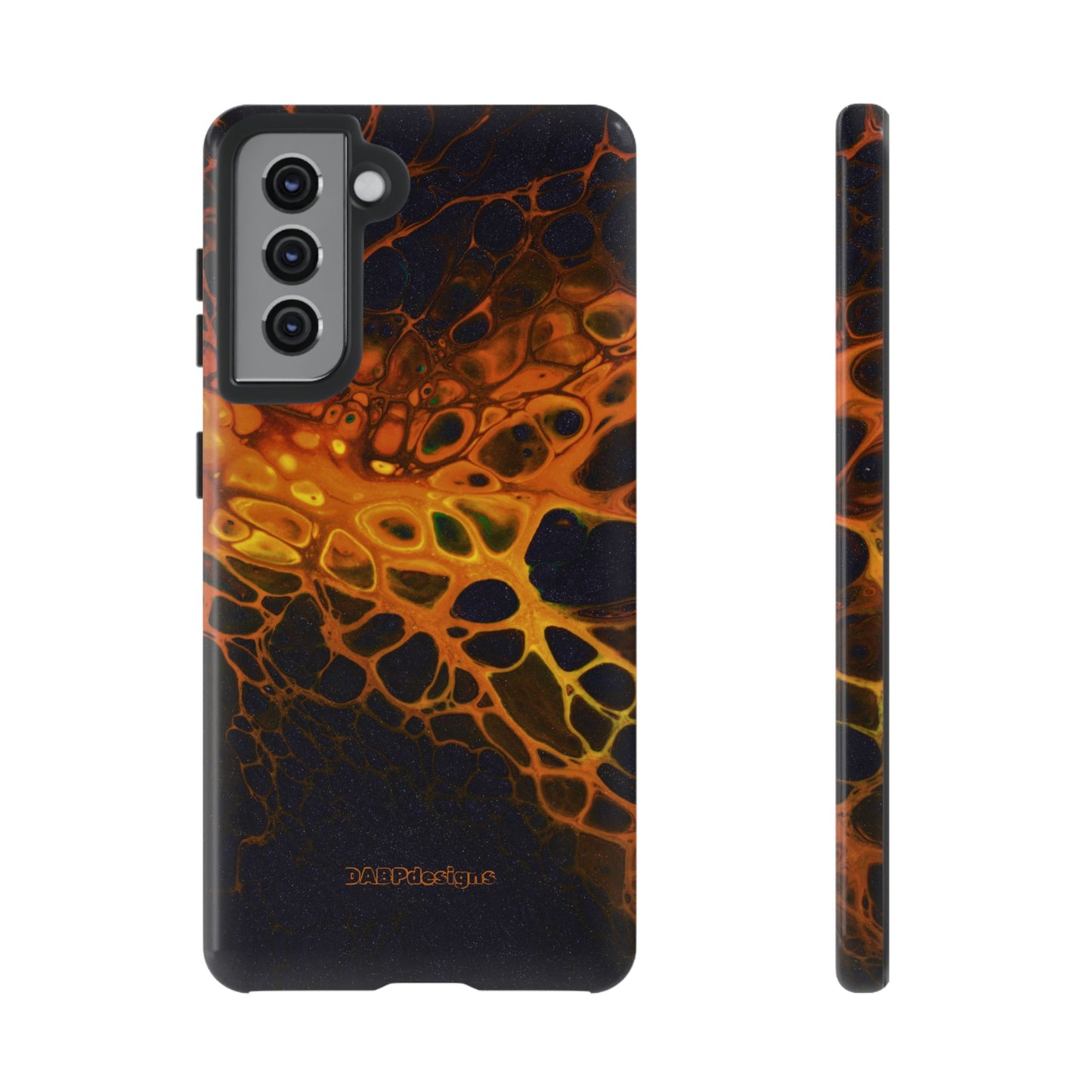 Tough Phone Case for iPhone, Samsung and Google Pixel - DABPdesigns Acrylic Abstract Design (v2)