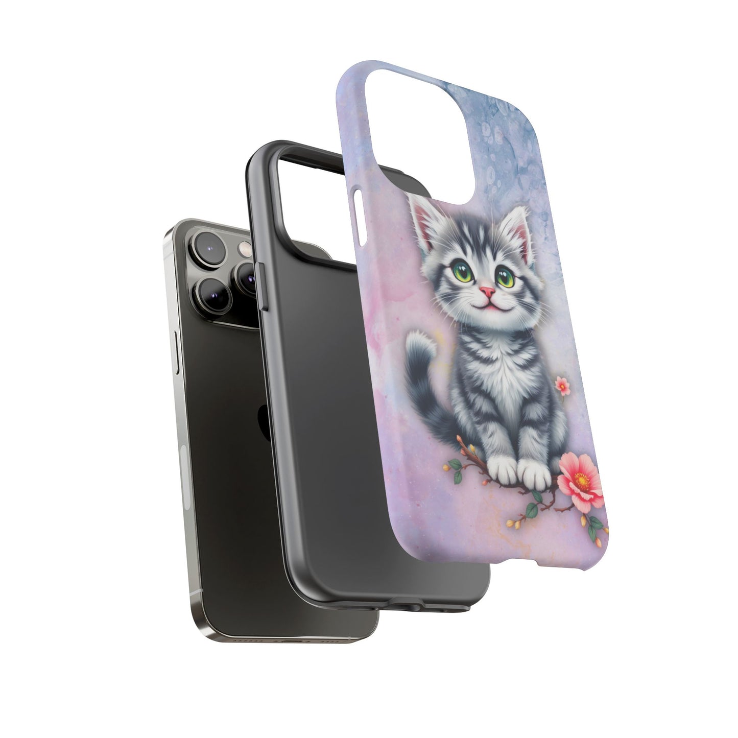 Tough Phone Case for iPhone, Samsung and Google Pixel - Dem Putty Tat Series (v1)