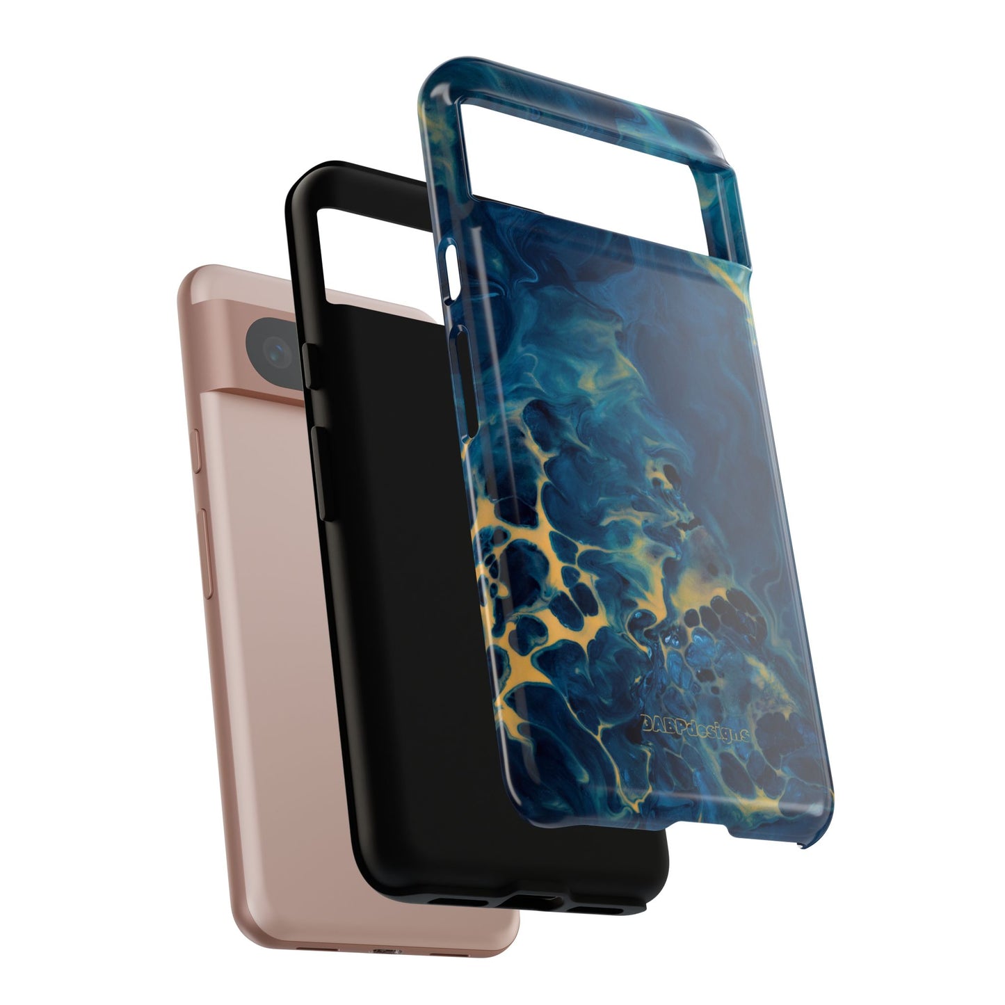 Tough Phone Case for iPhone, Samsung and Google Pixel - DABPdesigns Acrylic Abstract Design (v3)