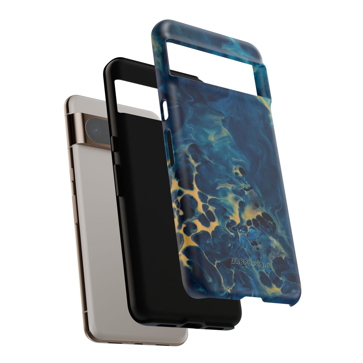 Tough Phone Case for iPhone, Samsung and Google Pixel - DABPdesigns Acrylic Abstract Design (v3)