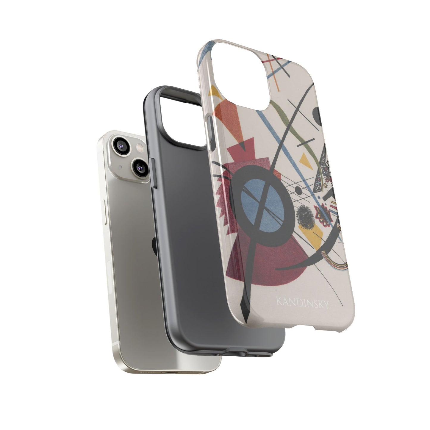 Tough Phone Case for iPhone, Samsung and Google Pixel - Kandinsky, Violett (1923)