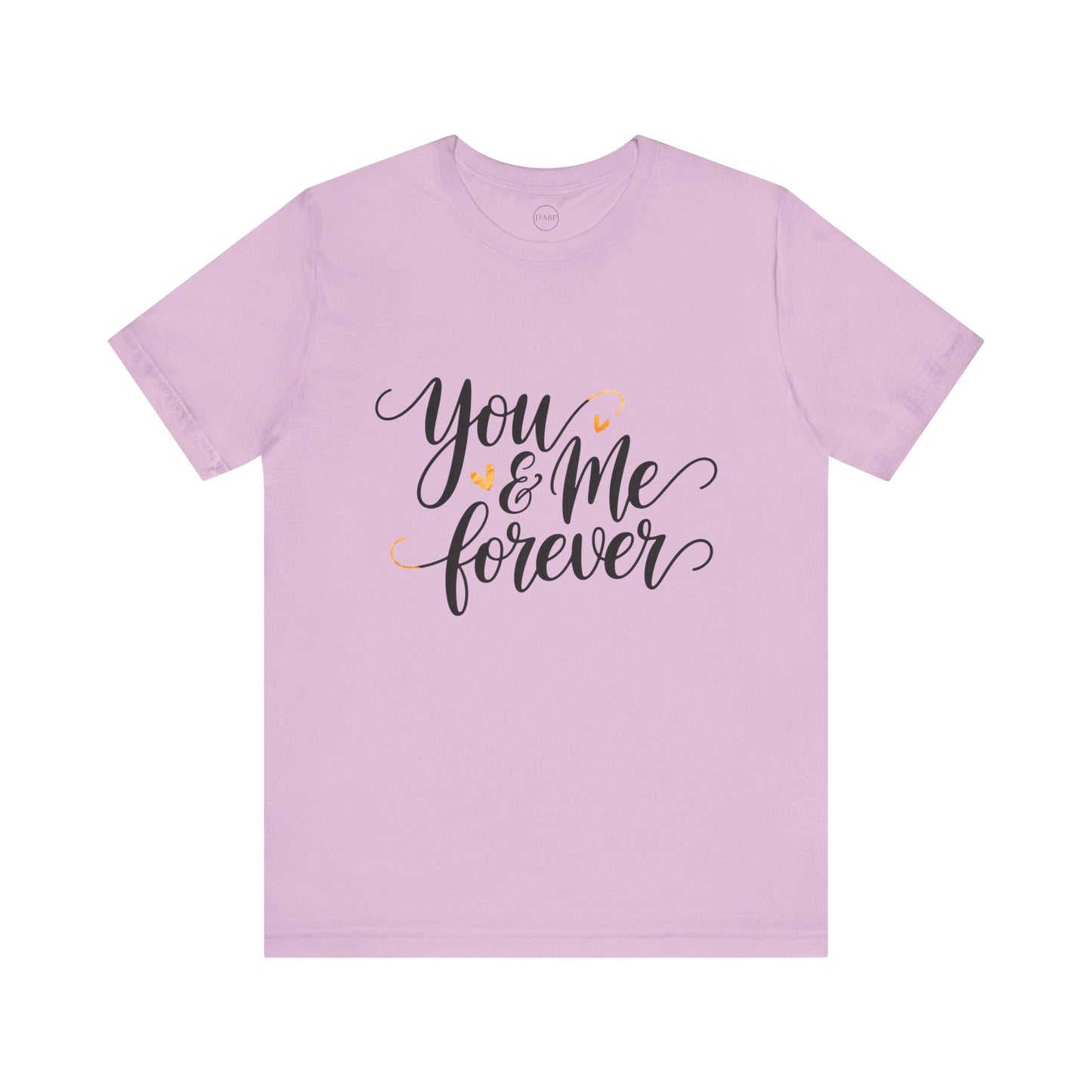 Bella+Canvas · 3001 Unisex Jersey Short Sleeve Tee - You & Me Forever T-Shirt – Minimalist Romantic Couples Valentine's Tee