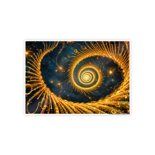 Jazz-Inspired Glossy Poster Art | Seven Steps