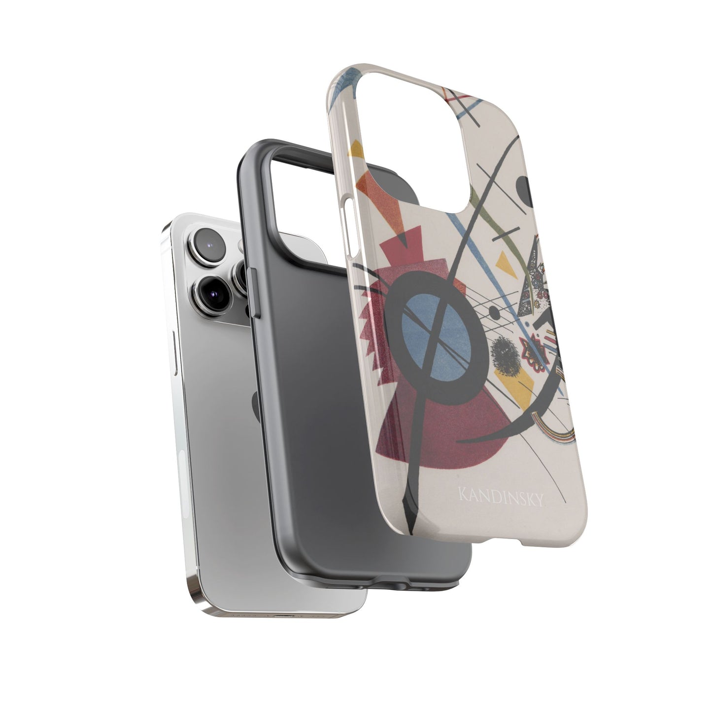 Tough Phone Case for iPhone, Samsung and Google Pixel - Kandinsky, Violett (1923)