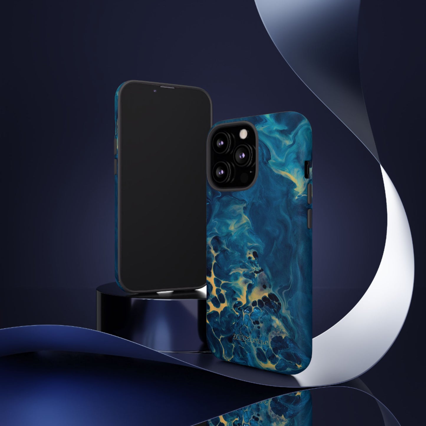 Tough Phone Case for iPhone, Samsung and Google Pixel - DABPdesigns Acrylic Abstract Design (v3)
