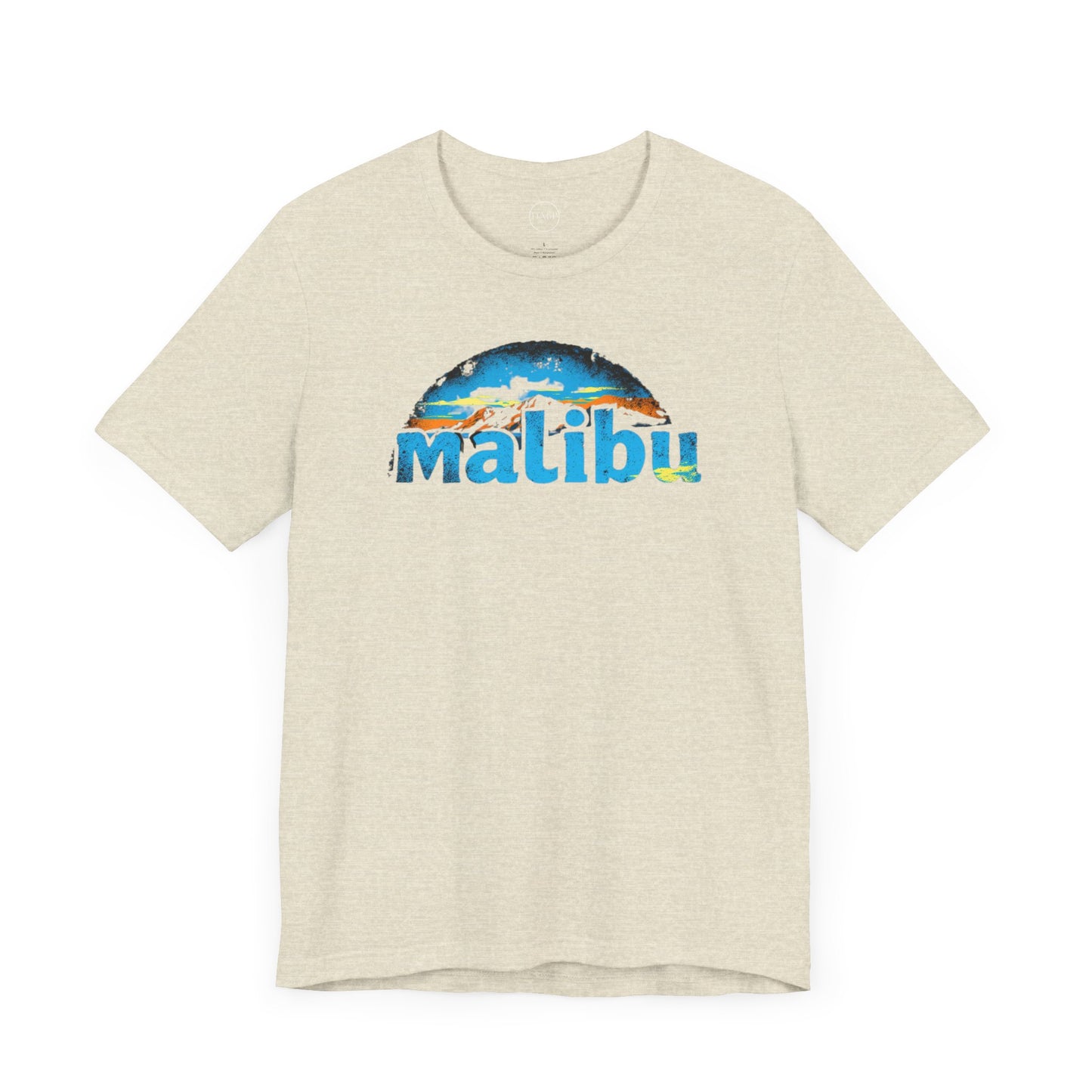 Bella+Canvas · 3001 Unisex Jersey Short Sleeve Tee - Malibu Coastal Vibes (v3)