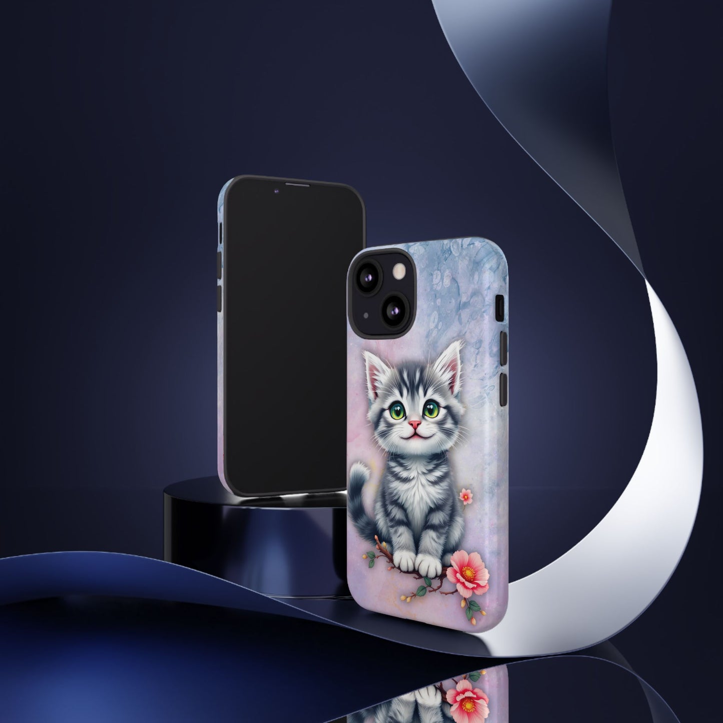 Tough Phone Case for iPhone, Samsung and Google Pixel - Dem Putty Tat Series (v1)