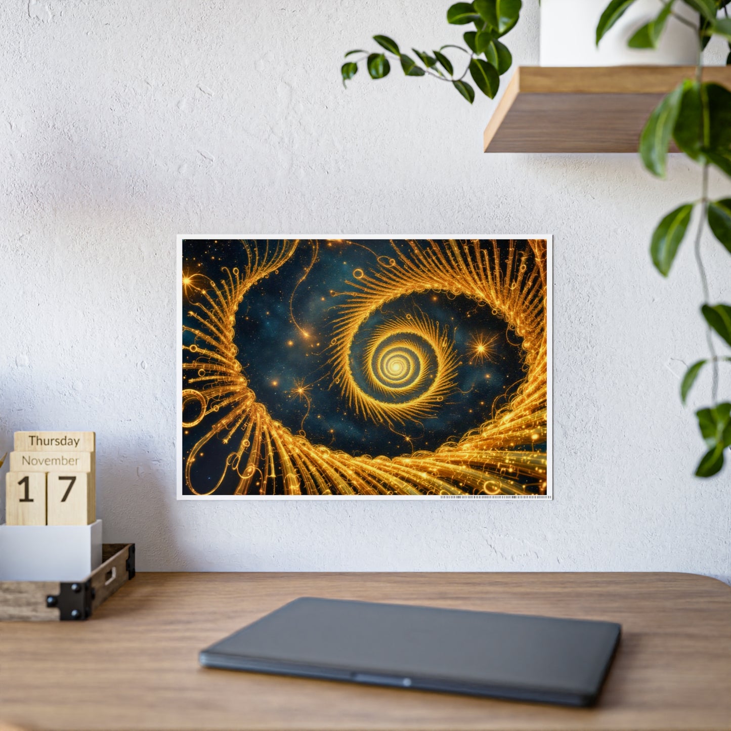 Jazz-Inspired Glossy Poster Art | Seven Steps