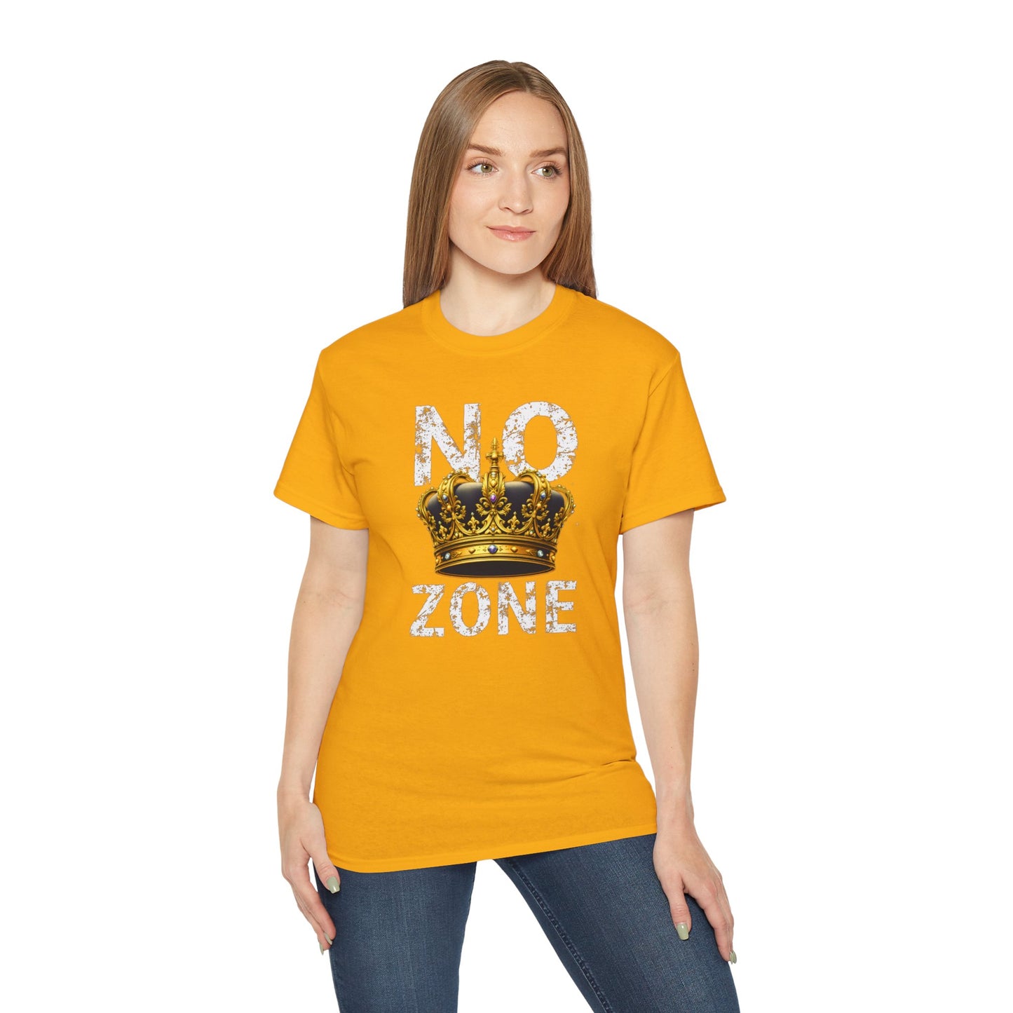 NO KINGS ZONE Graphic Tee | Streetwear T-Shirt with Royal Crown Design