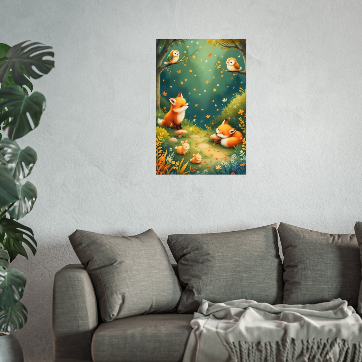 Autumn Forest Friends - Cozy Woodland Animals