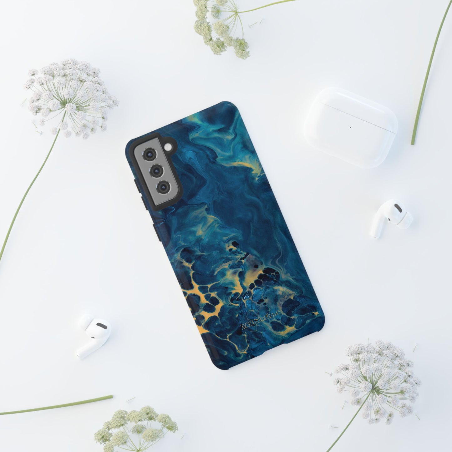 Tough Phone Case for iPhone, Samsung and Google Pixel - DABPdesigns Acrylic Abstract Design (v3)