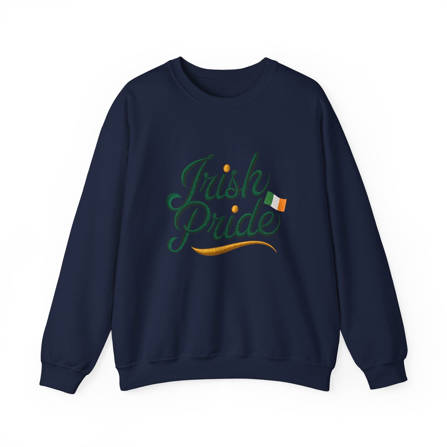 Gildan 18000 Unisex Heavy Blend™ Crewneck Sweatshirt - Irish Pride St. Patrick’s Day Design