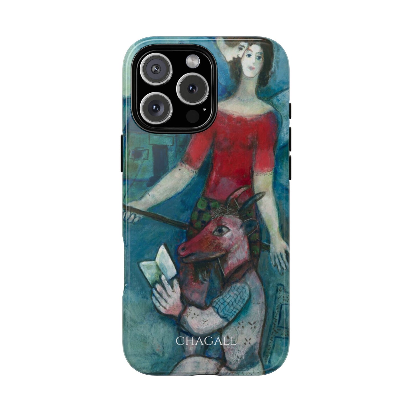 Tough Phone Case for iPhone, Samsung and Google Pixel - Chagall, The Angel and the Reader (1930)