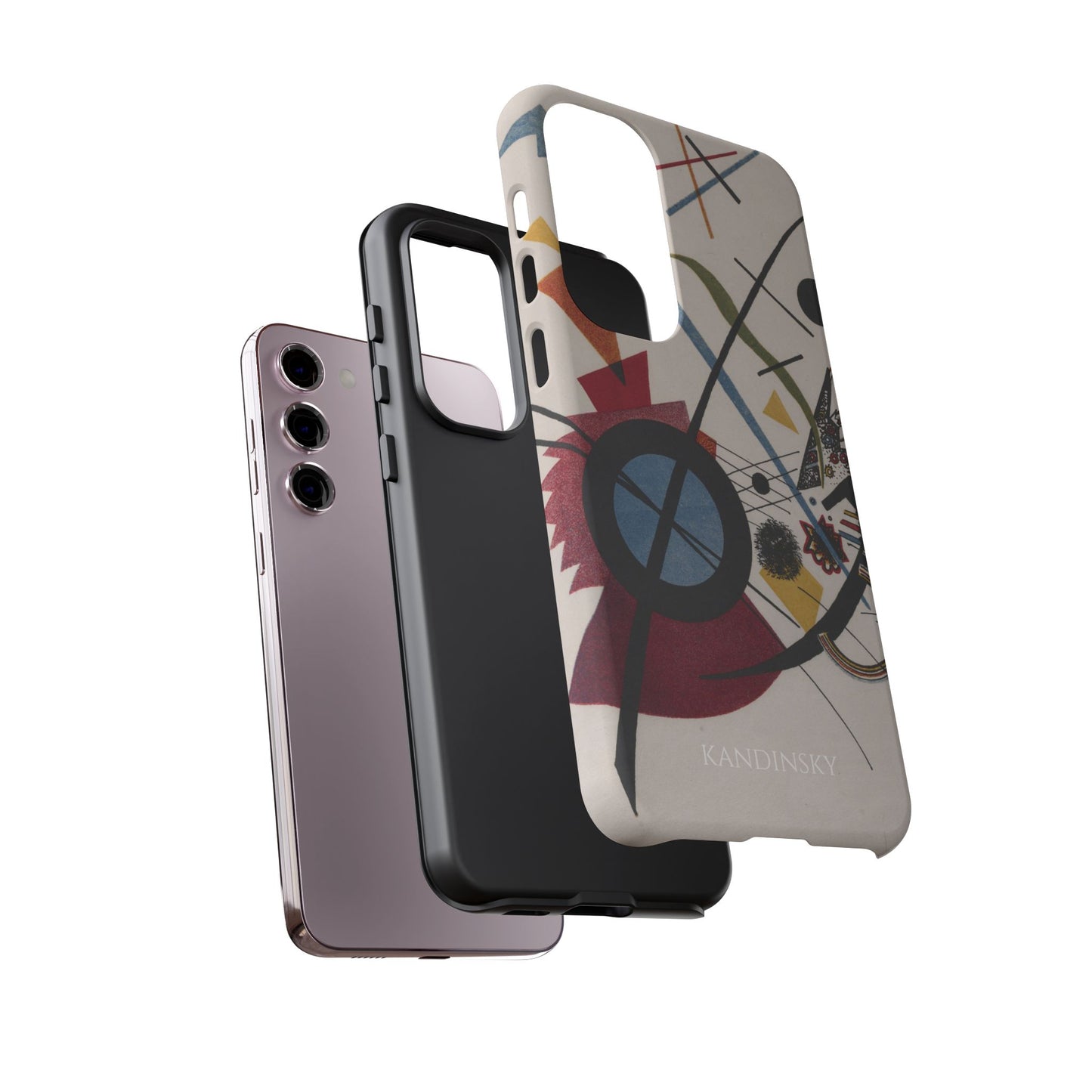 Tough Phone Case for iPhone, Samsung and Google Pixel - Kandinsky, Violett (1923)