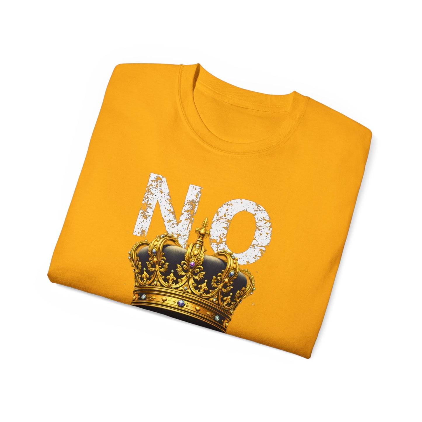 NO KINGS ZONE Graphic Tee | Streetwear T-Shirt with Royal Crown Design