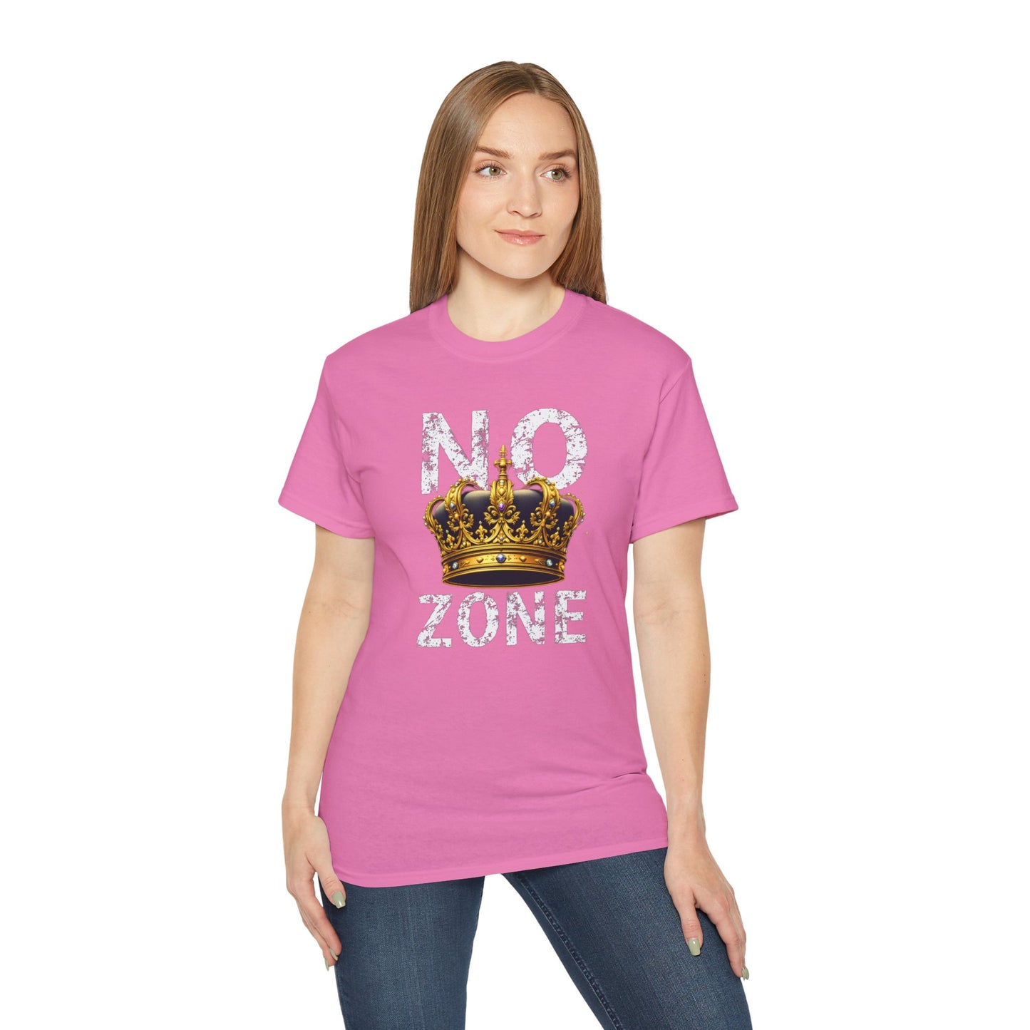 NO KINGS ZONE Graphic Tee | Streetwear T-Shirt with Royal Crown Design