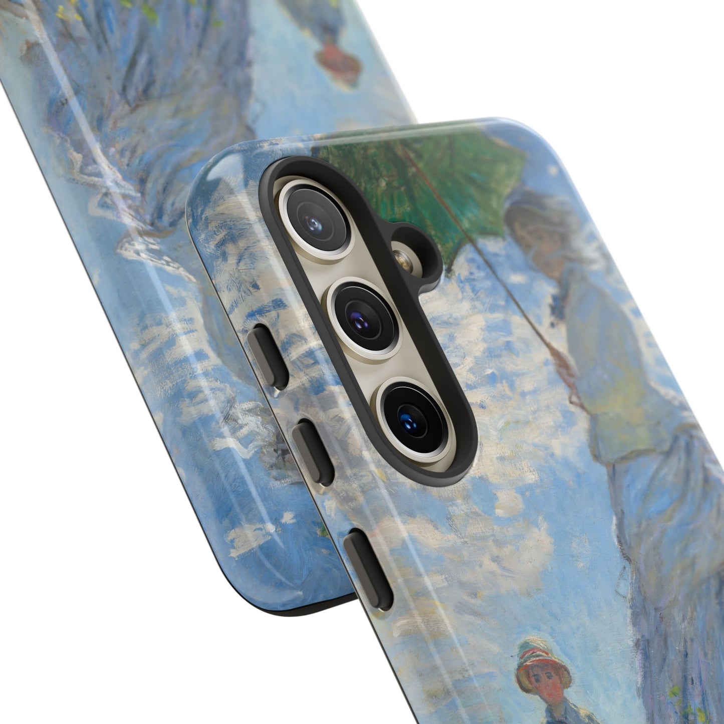 Tough Phone Case for iPhone, Samsung and Google Pixel - Monet, Woman with a Parasol - Madame Monet and Her Son (1875)