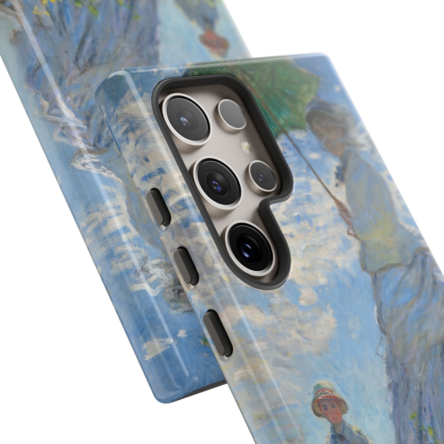 Tough Phone Case for iPhone, Samsung and Google Pixel - Monet, Woman with a Parasol - Madame Monet and Her Son (1875)
