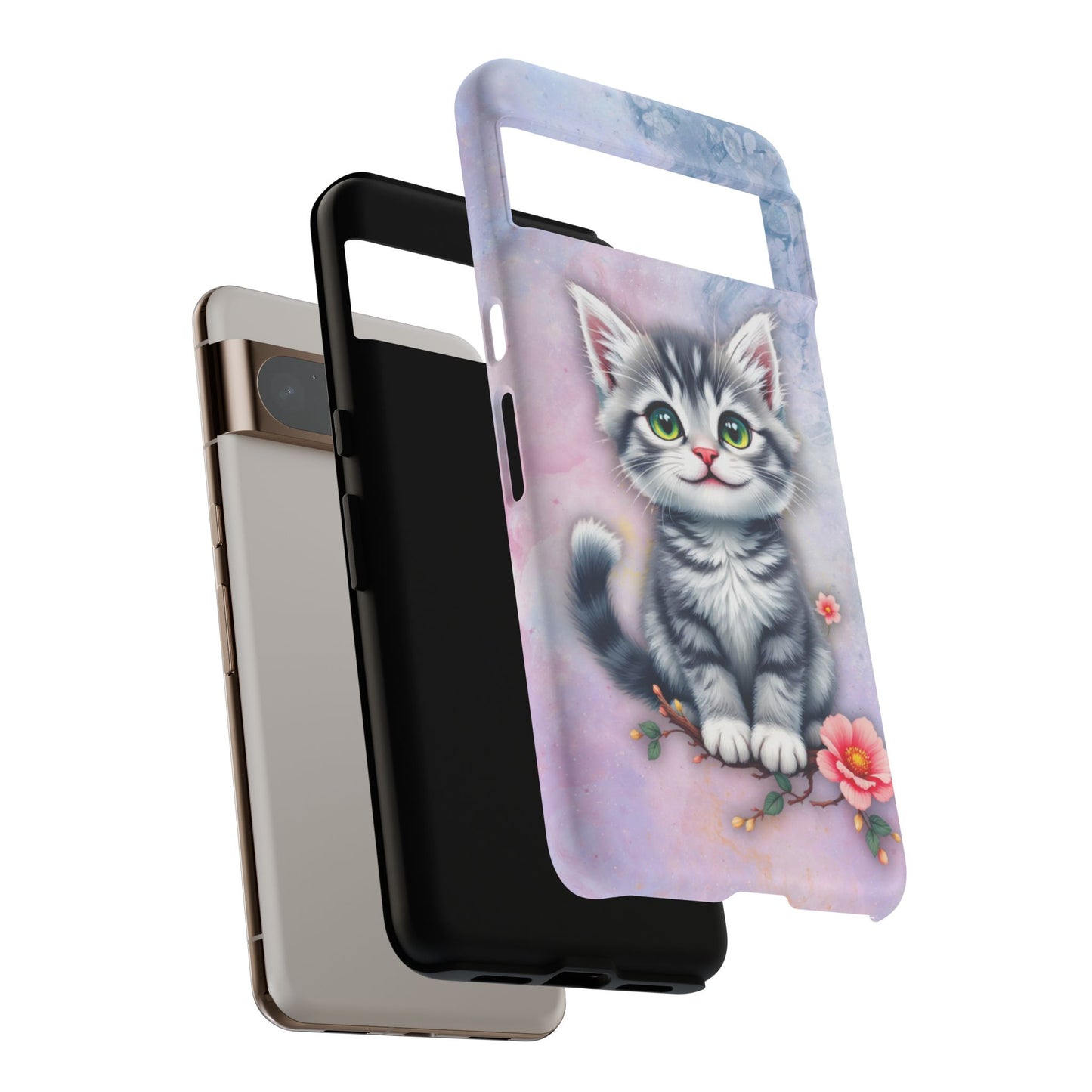 Tough Phone Case for iPhone, Samsung and Google Pixel - Dem Putty Tat Series (v1)