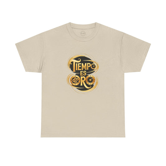 Gildan · 5000 Unisex Tee - Tiempo Es Oro – Stylish Motivational Design