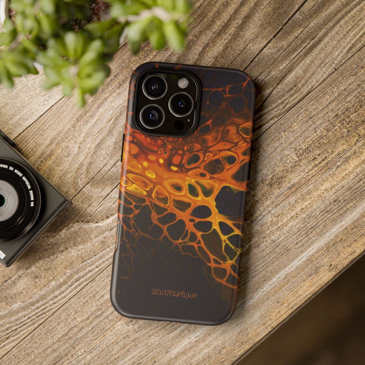Tough Phone Case for iPhone, Samsung and Google Pixel - DABPdesigns Acrylic Abstract Design (v2)
