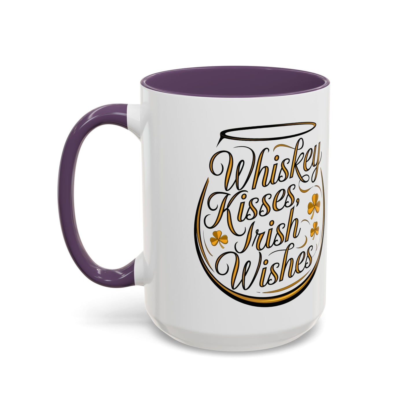 Whiskey Kisses, Irish Wishes – St. Patrick’s Day Mug (11oz, 15oz)