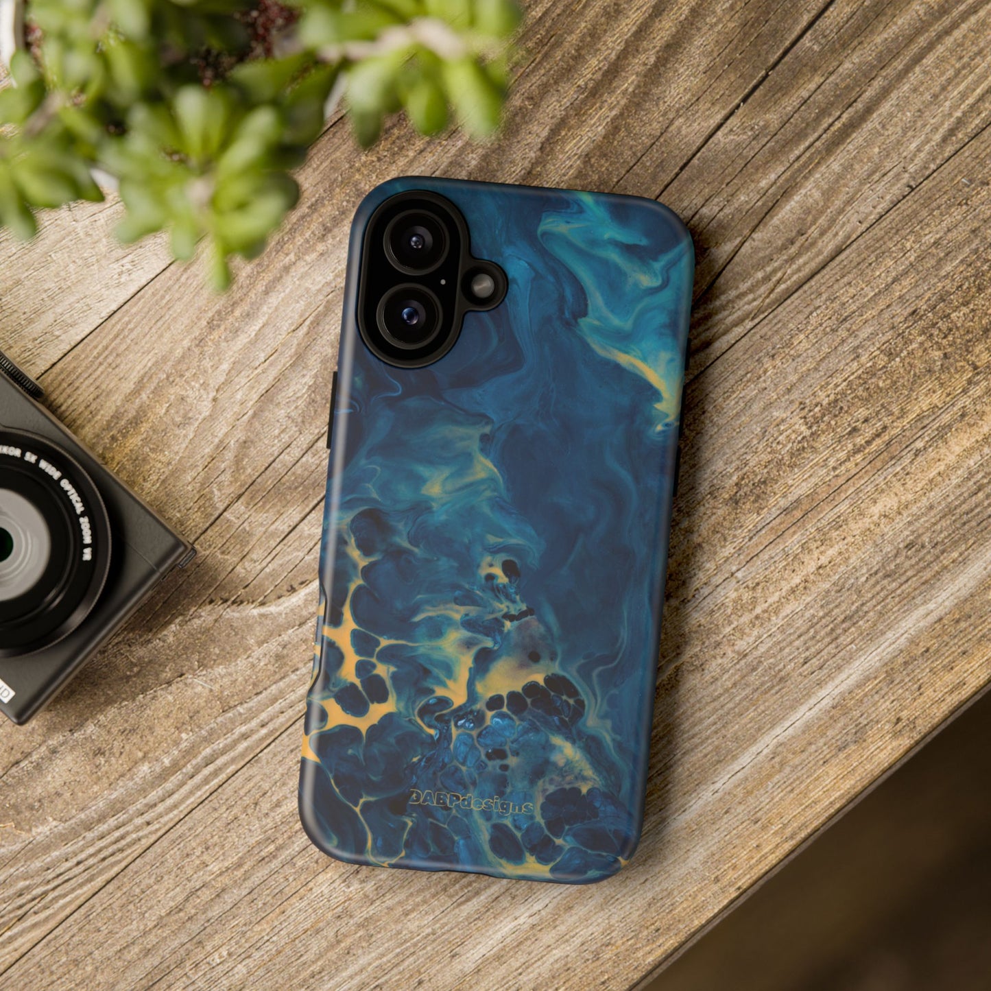 Tough Phone Case for iPhone, Samsung and Google Pixel - DABPdesigns Acrylic Abstract Design (v3)