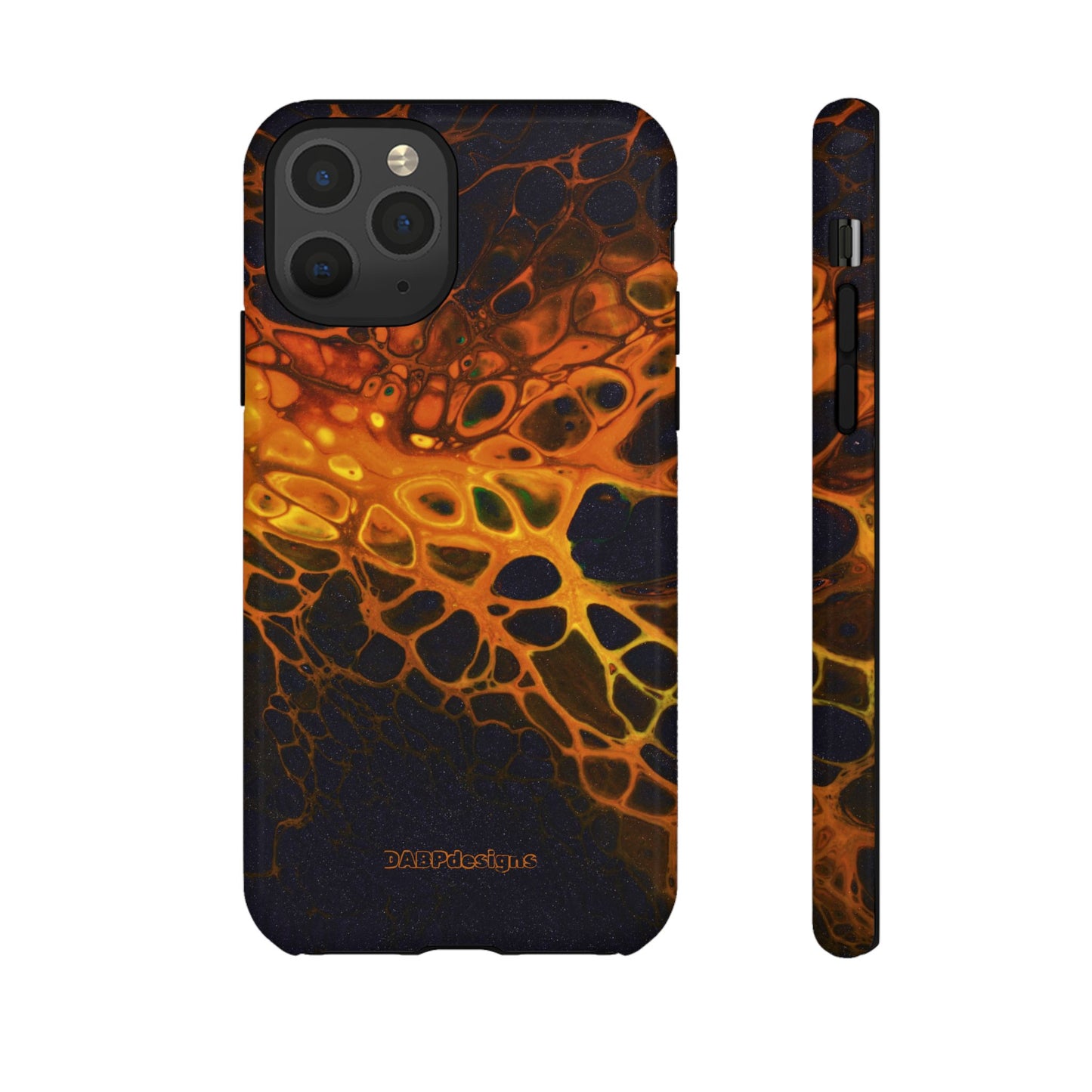 Tough Phone Case for iPhone, Samsung and Google Pixel - DABPdesigns Acrylic Abstract Design (v2)