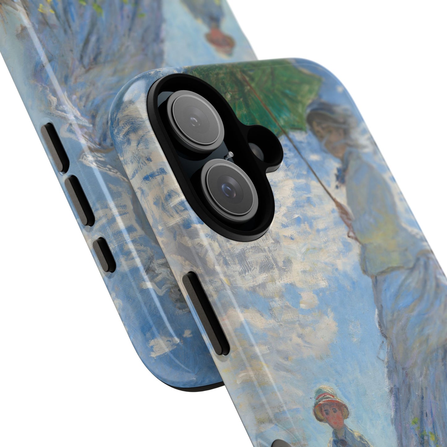 Tough Phone Case for iPhone, Samsung and Google Pixel - Monet, Woman with a Parasol - Madame Monet and Her Son (1875)