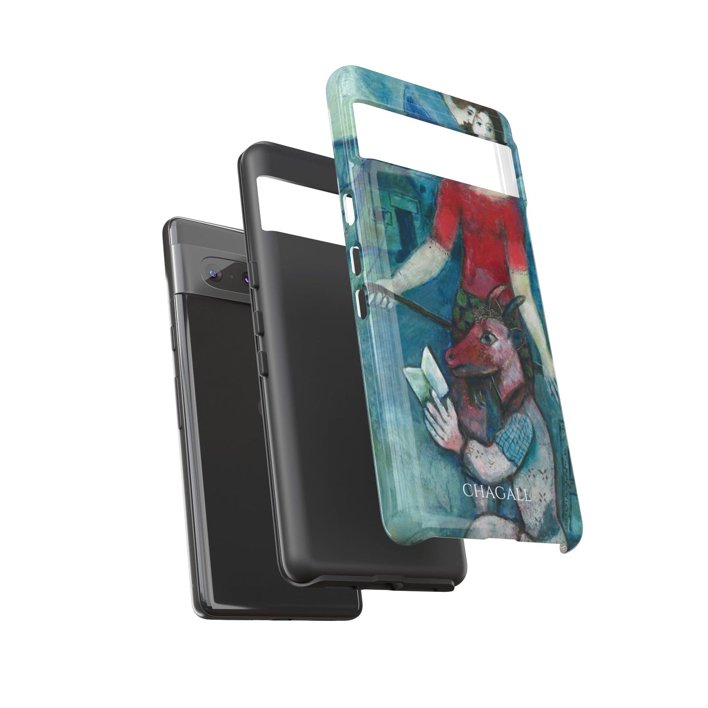 Tough Phone Case for iPhone, Samsung and Google Pixel - Chagall, The Angel and the Reader (1930)