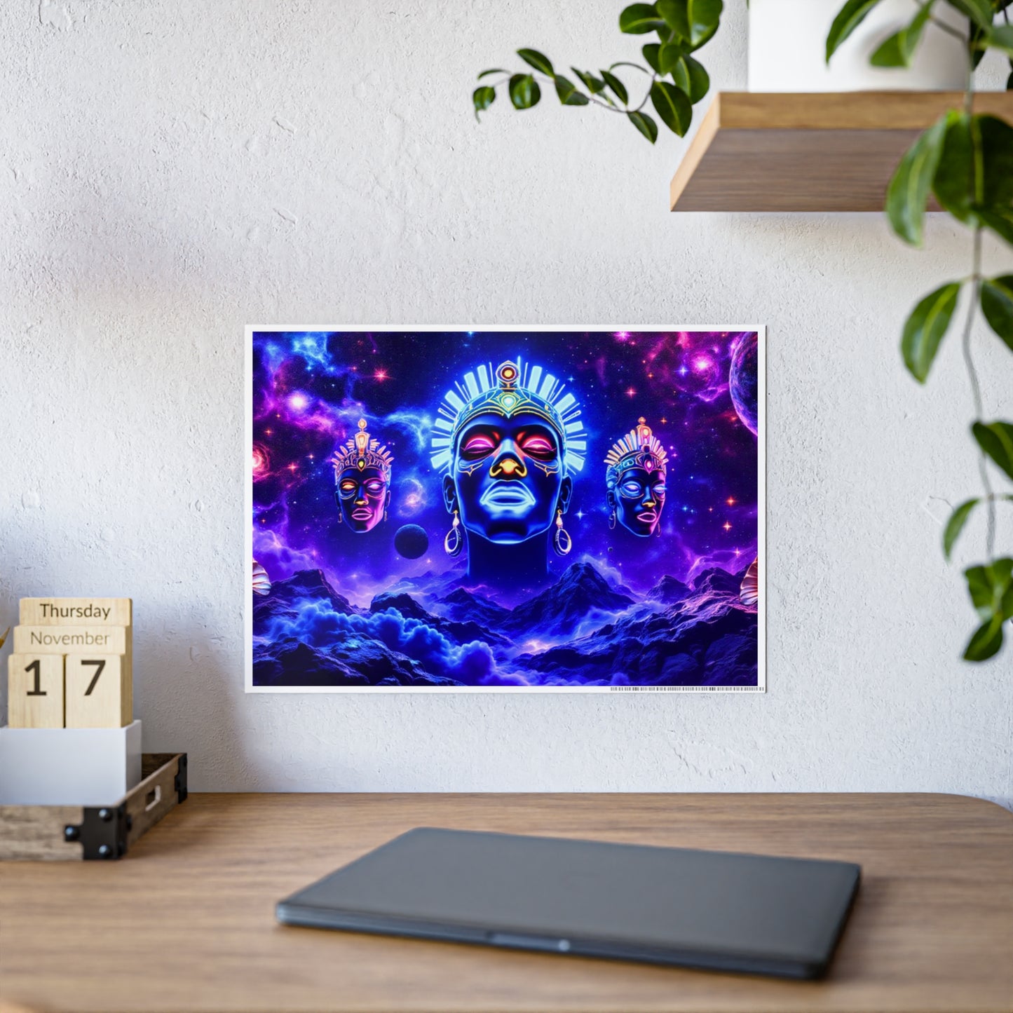 Jazz-Inspired Glossy Poster Art | Voodoo Vibes