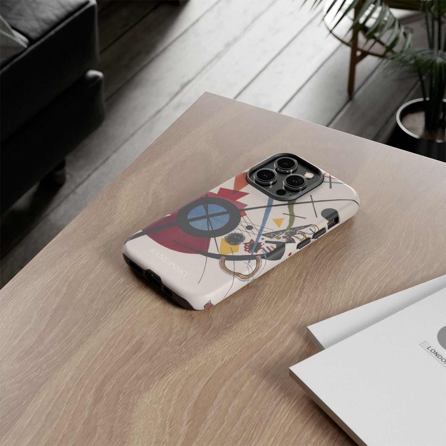 Tough Phone Case for iPhone, Samsung and Google Pixel - Kandinsky, Violett (1923)
