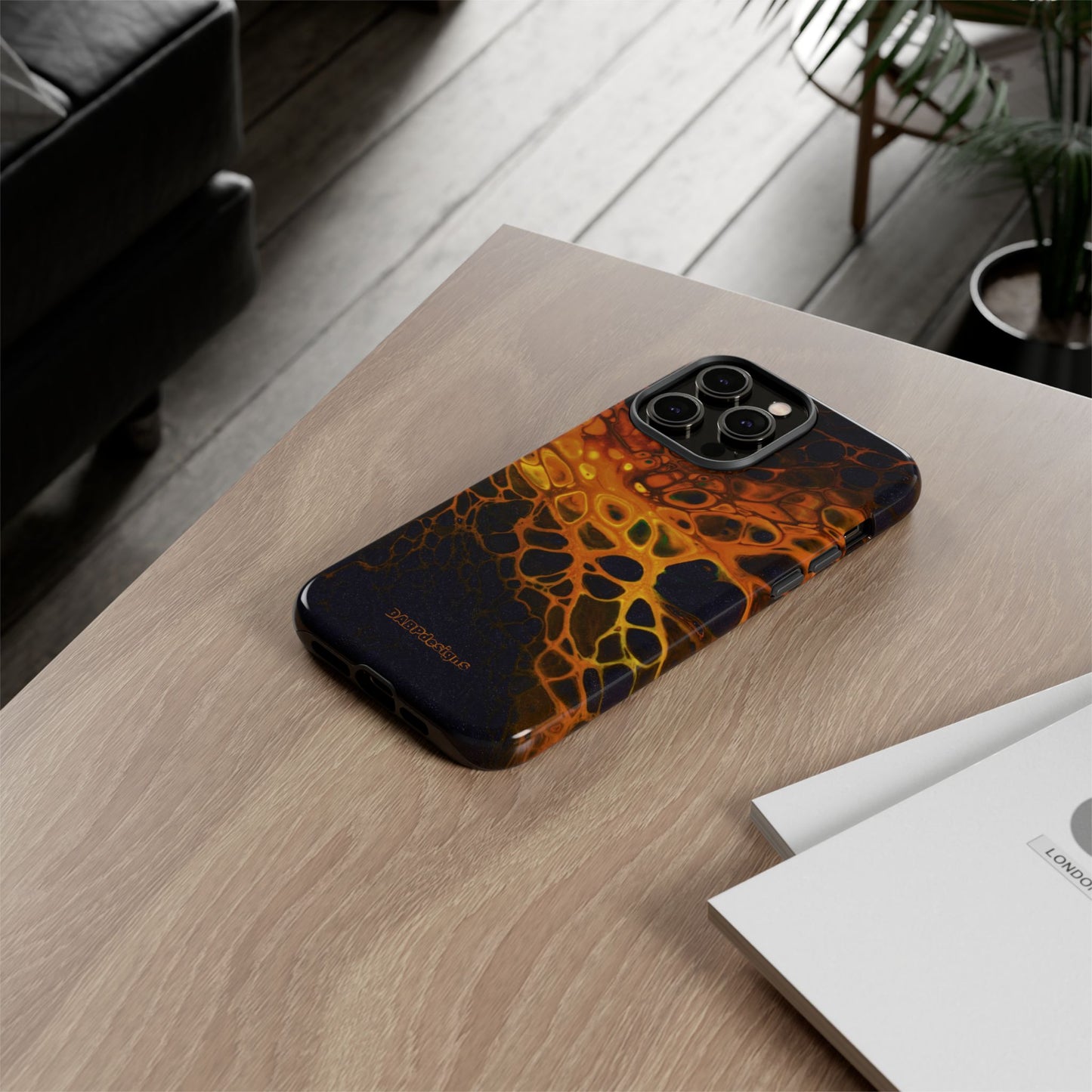 Tough Phone Case for iPhone, Samsung and Google Pixel - DABPdesigns Acrylic Abstract Design (v2)