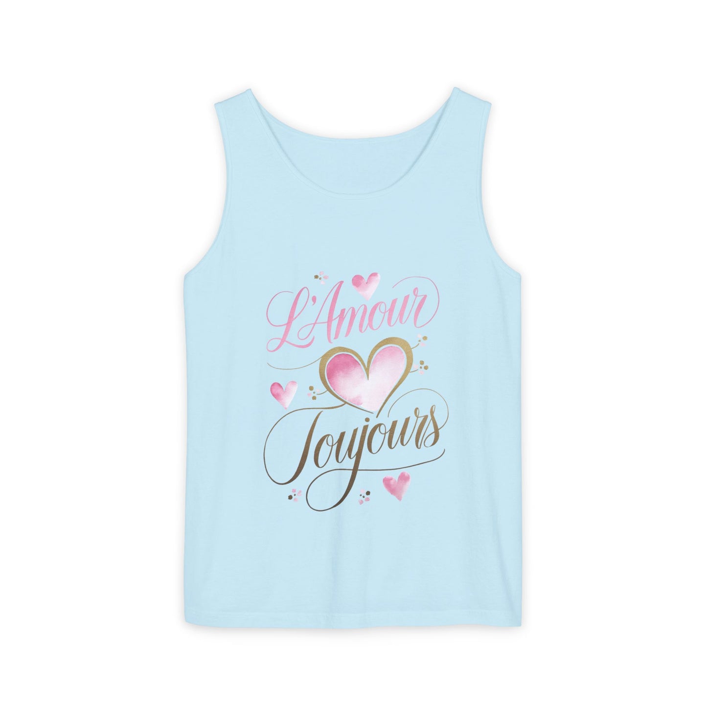 Comfort Colors® 9360 Women's Garment-Dyed Tank Top - L’Amour Toujours – Romantic French Love Design