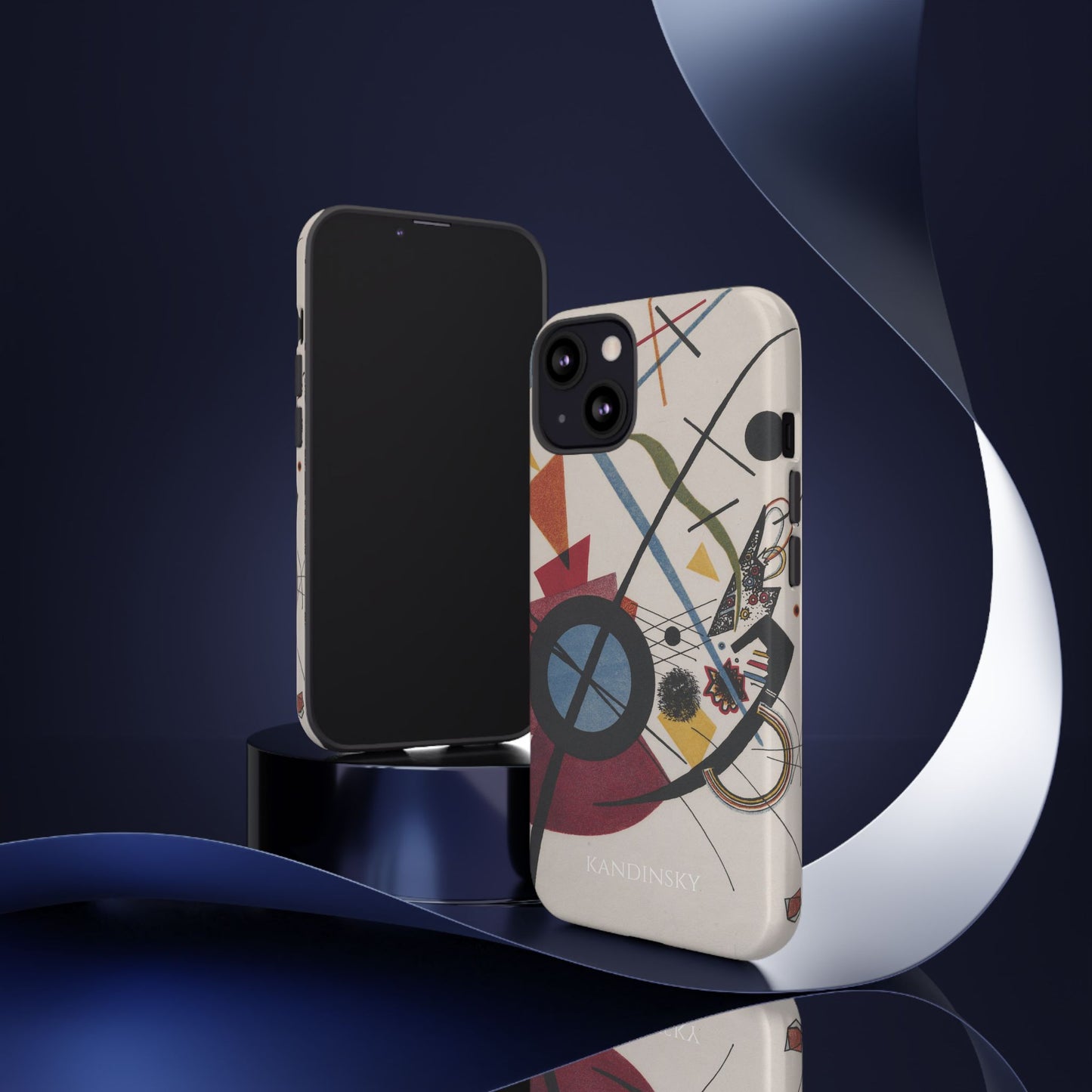 Tough Phone Case for iPhone, Samsung and Google Pixel - Kandinsky, Violett (1923)