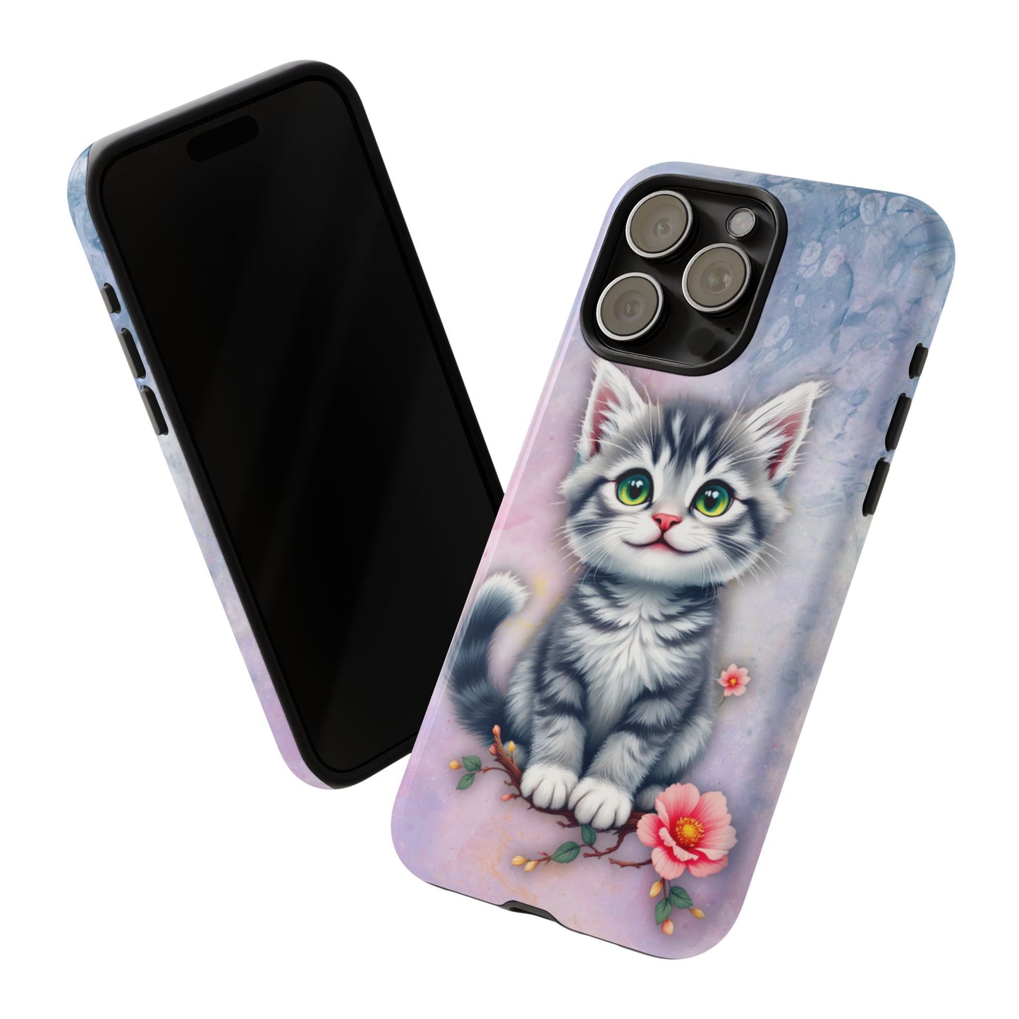 Tough Phone Case for iPhone, Samsung and Google Pixel - Dem Putty Tat Series (v1)