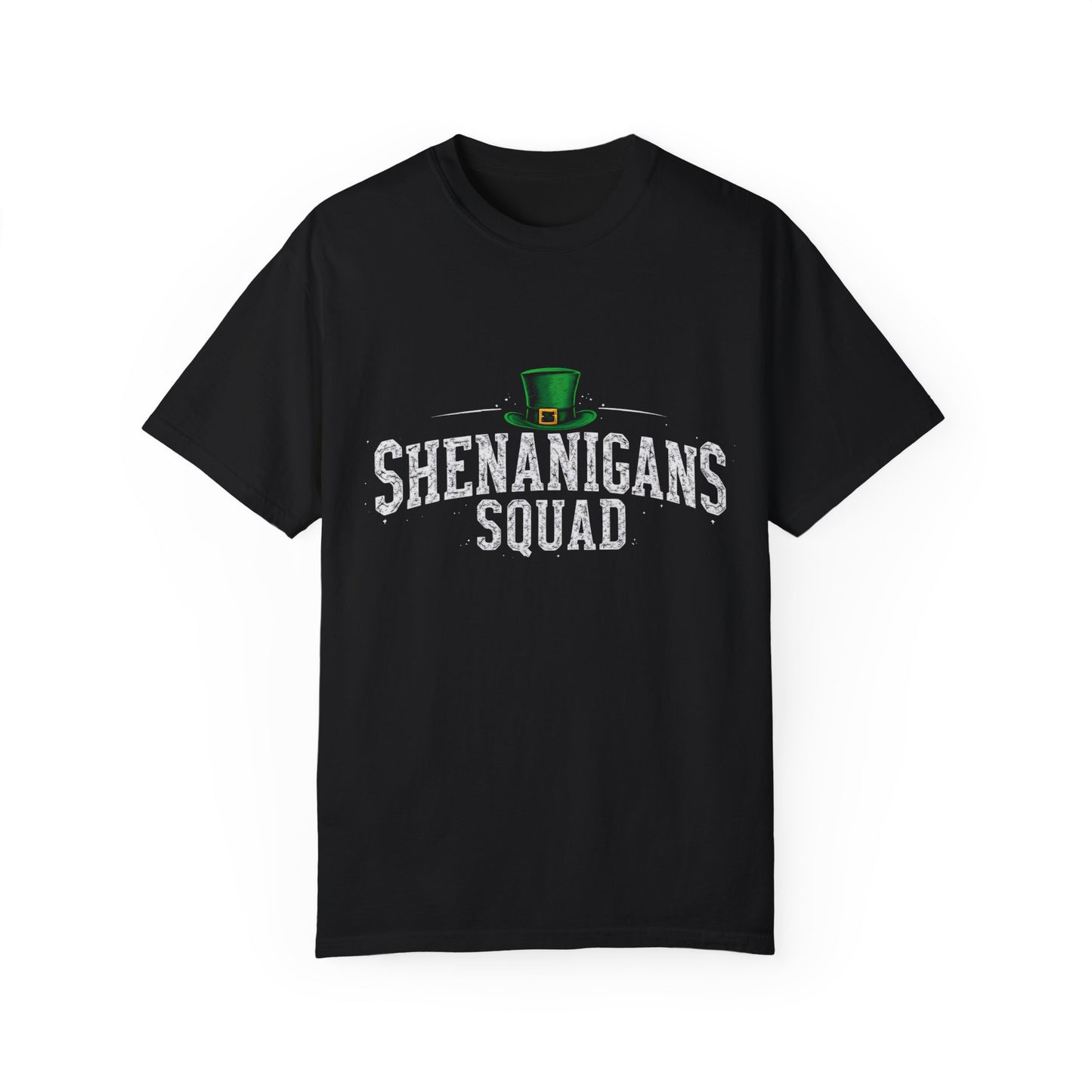 Comfort Colors 1717 Unisex Garment-Dyed T-shirt - Shenanigans Squad St. Patrick’s Day Design