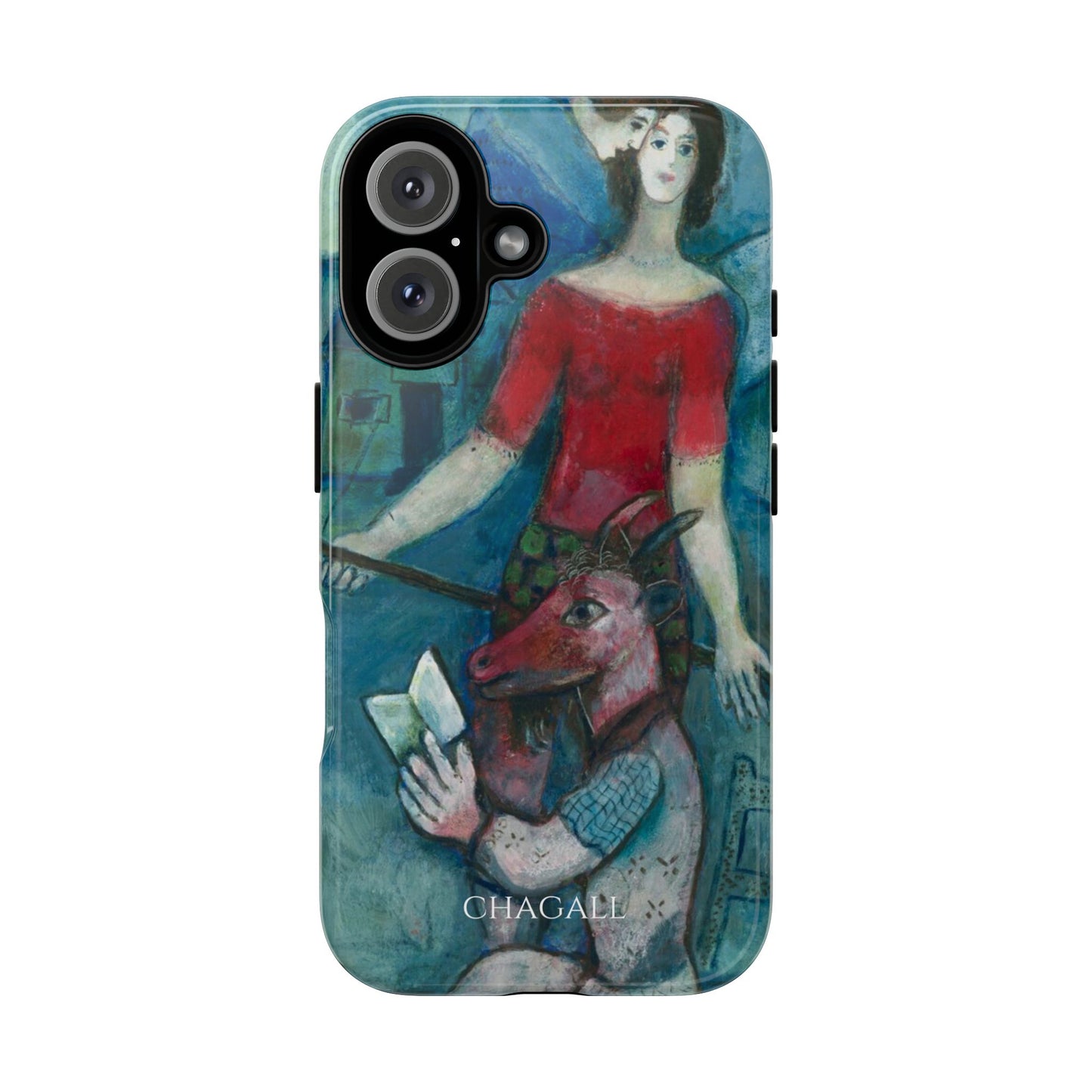 Tough Phone Case for iPhone, Samsung and Google Pixel - Chagall, The Angel and the Reader (1930)