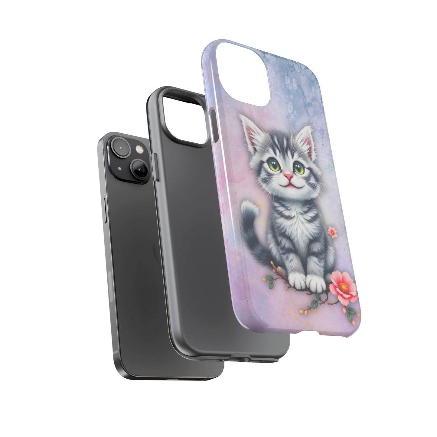 Tough Phone Case for iPhone, Samsung and Google Pixel - Dem Putty Tat Series (v1)