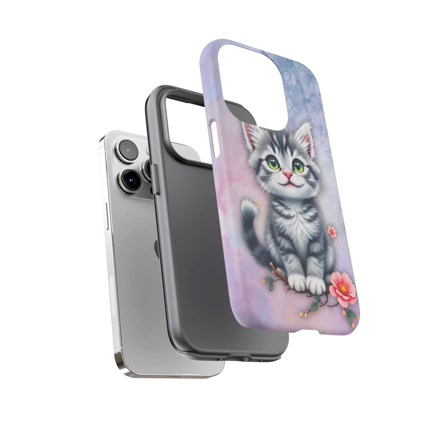 Tough Phone Case for iPhone, Samsung and Google Pixel - Dem Putty Tat Series (v1)
