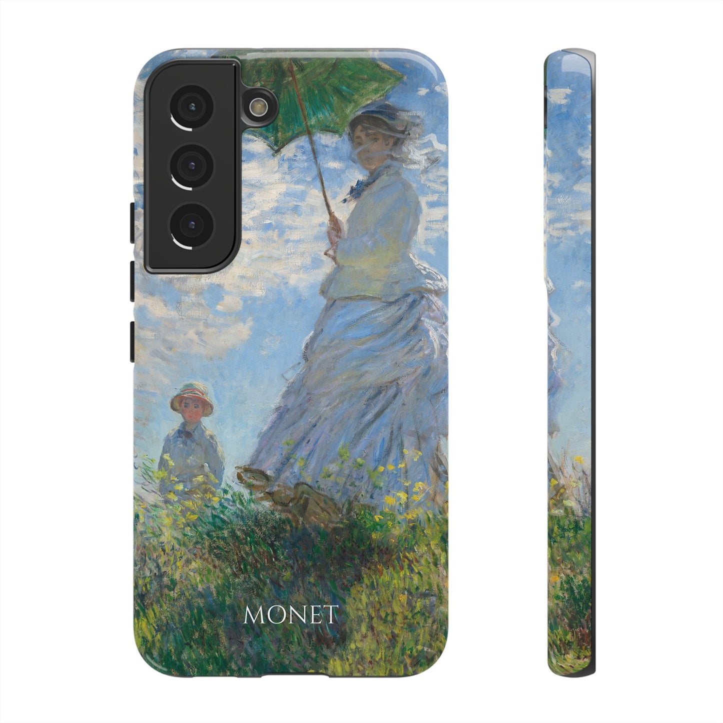 Tough Phone Case for iPhone, Samsung and Google Pixel - Monet, Woman with a Parasol - Madame Monet and Her Son (1875)