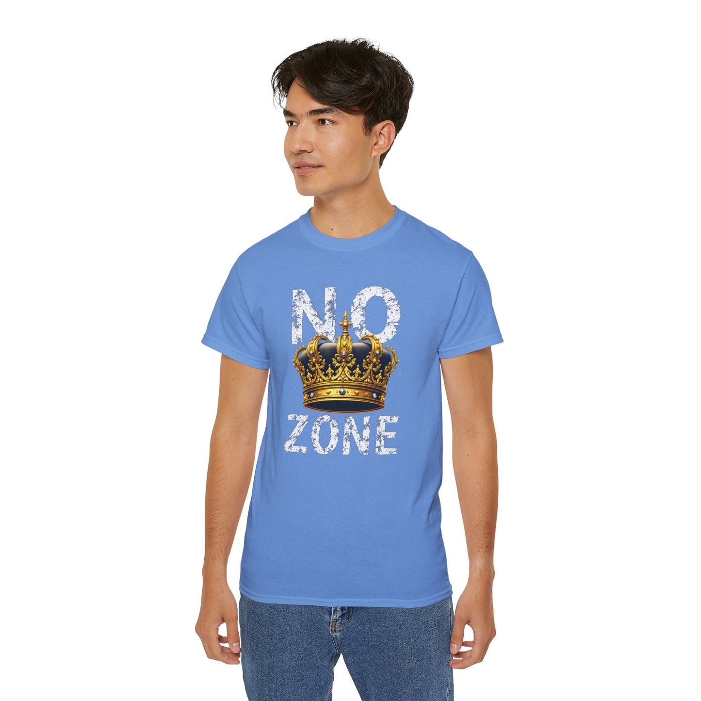 NO KINGS ZONE Graphic Tee | Streetwear T-Shirt with Royal Crown Design
