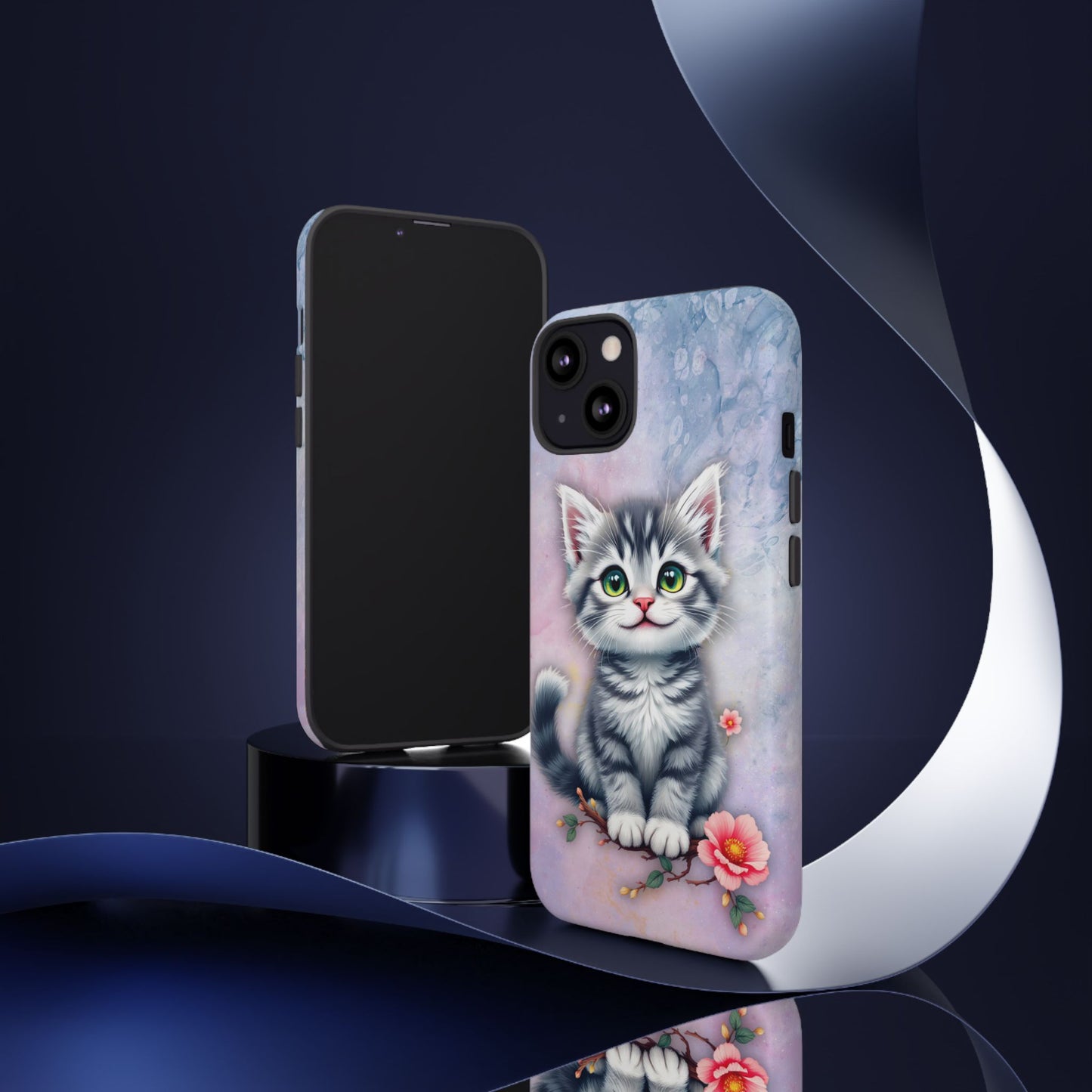 Tough Phone Case for iPhone, Samsung and Google Pixel - Dem Putty Tat Series (v1)